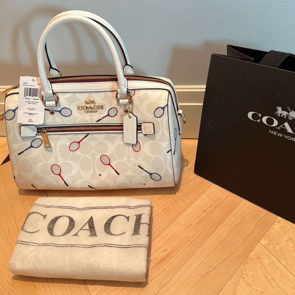 Coach tennis purse/bag,the gift your captain/tennis lover in your life wants!
